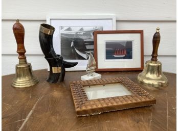 A Grouping Of Nautical Decor