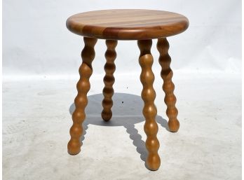 A Pine, Spool Style Stool