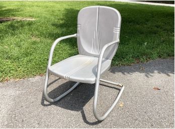 A Vintage 1950's Metal Resort Chair