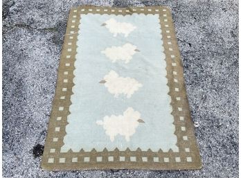 A Wool Sheep Themed Mat