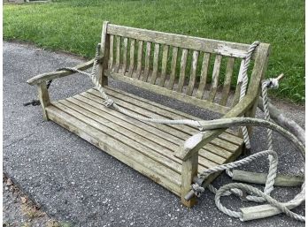 A Teak Swing Seat