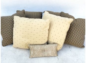 Accent Pillows In Muted Tones