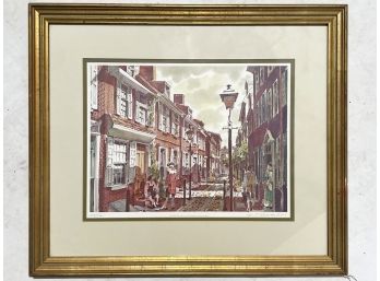 A Philadelphia Themed Watercolor Print By William C Ressler