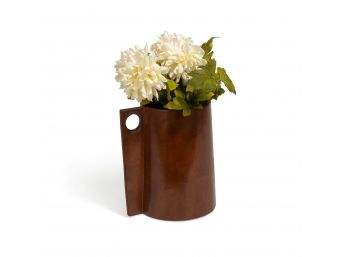 Leather Vase