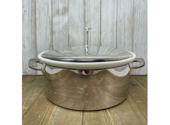 Vintage Mid Century Modern Reed & Barton Silver Plate Casserole Covered Casserole Product Code #1163 Pottery