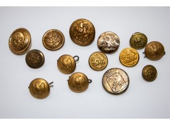 Vintage Military Mix Buttons