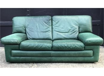 Vintage ROCHE BOBOIS Leather MID CENTURY MODERN Sofa