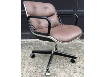 MID CENTURY MODERN Iconic By CHARLES POLLOCK Chair By KNOLL C