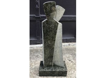 3 Foot Granite POSTMODERN Sculpture By ROBERT CARPENTER From 1987