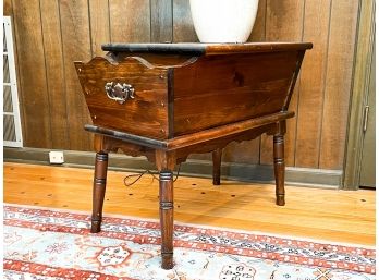 A Pine Sewing Table By Ethan Allen