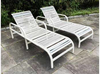 Fabulous Pair Of Vintage Woodard Lounge Chairs