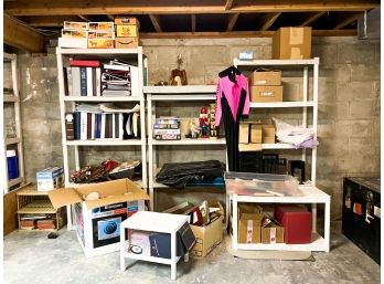 Basement Assortment - Shelves And Contents