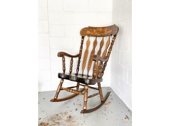 A Vintage Hitchcock Style Rocking Chair