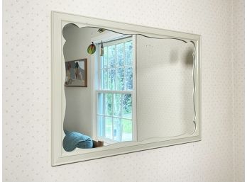 A Painted Wood Mirror