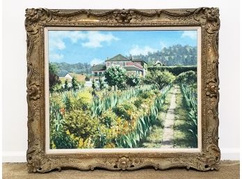 Framed Oil On Canvas Signed Campbell