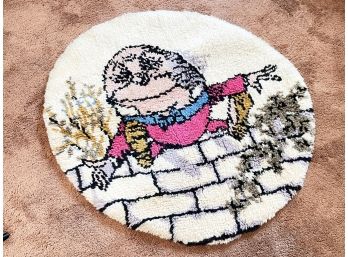 A Humpty Dumpty Needlepoint Artwork