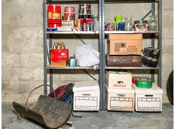 Basement Assortment - Shelves And Contents