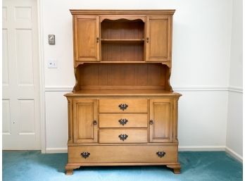 A Vintage Oak Hutch By Benck Furniture