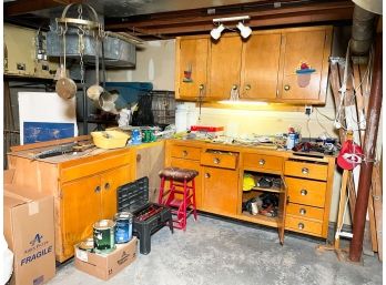 Basement Assortment - Tools And Cabinet Contents (not Cabinets)