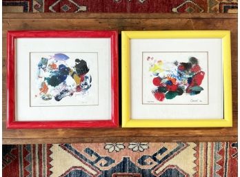 A Pair Of Framed Vintage Cozumel Prints, Signed Cemiac