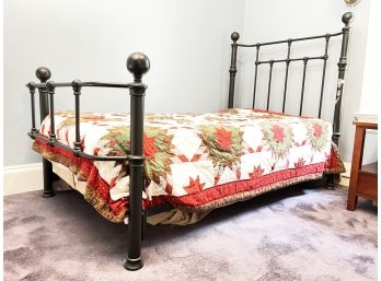 A VIntage Metal Twin Bedstead