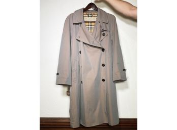 A Burberry Overcoat