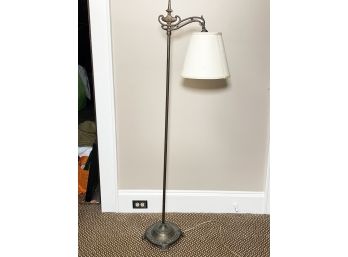 A Vintage Brass Standing Lamp