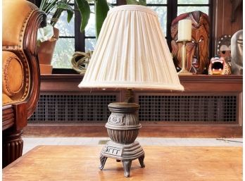 An Adorable Pot Belly Stove Accent Lamp