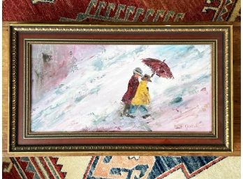 A Vintage Oil On Canvas Signed Gretch