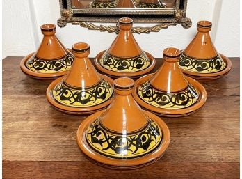 A Set Of 6 Moroccan Tagines