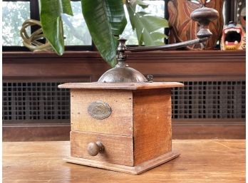 An Antique Coffee Grinder