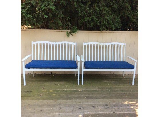 Great Pair Of Outdoor Patio Benches
