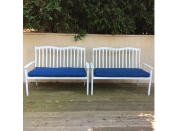 Great Pair Of Outdoor Patio Benches