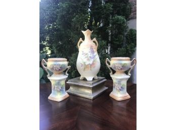 Three Small Vintage Ceramic Vases - AS IS