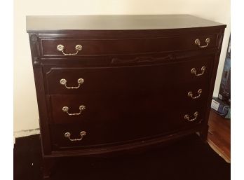 Vintage 1920's Mahogany Bow Front Chest