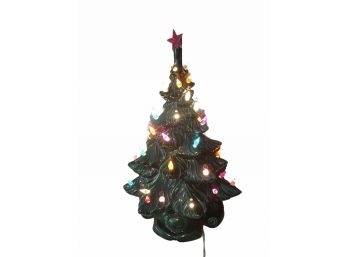 Vintage Ceramic Christmas Tree. 16.5' Tall