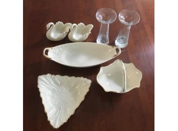 (7) Pieces Of Lenox China And Glass.