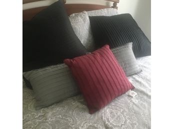 Group Of (5) Decorative Pillows.