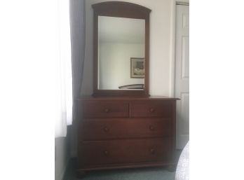 Ethan Allen American Dimensions  Dresser And Mirror. .