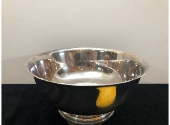 Black Starr Gorham 9' Sterling Silver Serving Bowl - Inscribed Underneath - 642grams