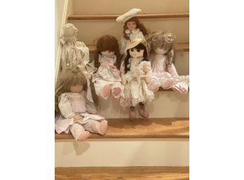 Six Custom Designs, Handcrafted Dolls