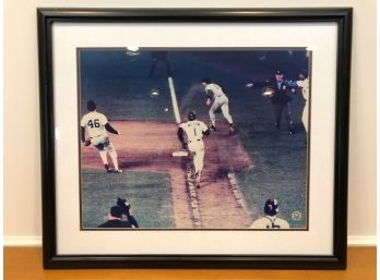 Photo Of Mookie Wilson And Bill Bucker From 1986 World Series, Signed And Authenticated