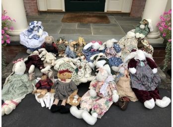 Large Family Of Bunnies - Handmade, Unique And Adorable