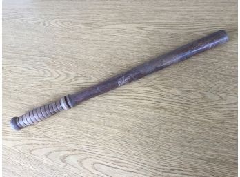 Vintage Wood Police Billy Club Or Baton. (4)