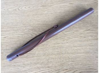 Vintage Wood Police Billy Club Or Baton With Lanyard.