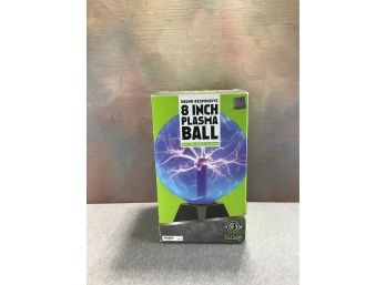 Sound Responsive 8 Inch Plasma Ball Blue Box