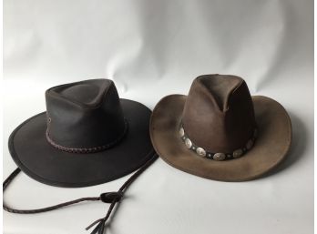 High End Leather Hats