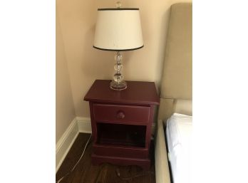 Night Stand And Lamp