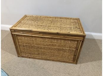 Wicker Storage Trunk