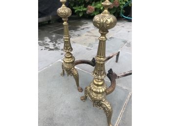 Brass Andirons